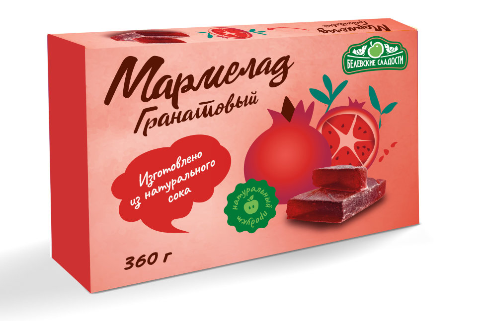  Мармелад  "Гранатовый" белевский 360г  в Шелехове