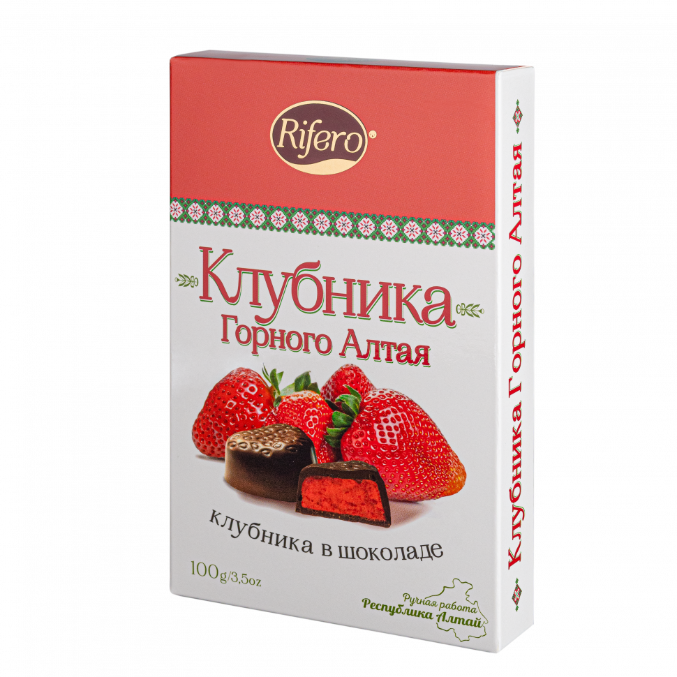  Риф и ко Конфеты "КЛУБНИКА Горного Алтая" 100г        в Шелехове