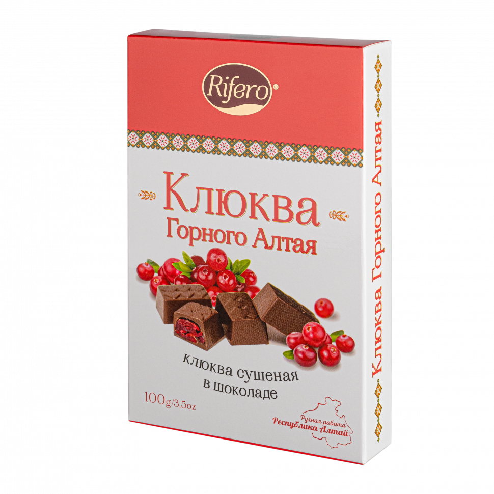 Риф и ко Конфеты "КЛЮКВА Горного Алтая" 100г         в Шелехове