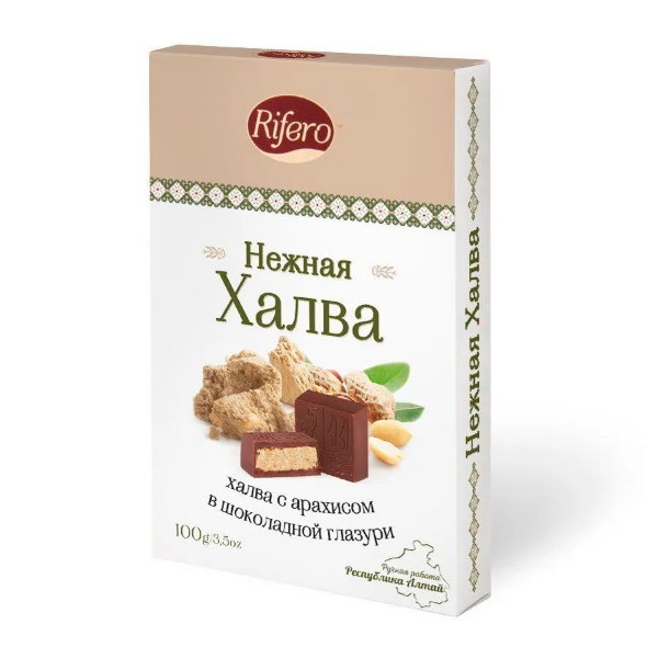 №1 Риф и ко Конфеты "НЕЖНАЯ халва" 100г    в Шелехове