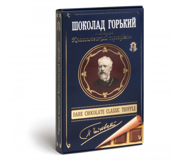 №1 Фабрика Томер  Горький шоколад ТРЮФЕЛЬ классический (Чайковский), 112г в Шелехове